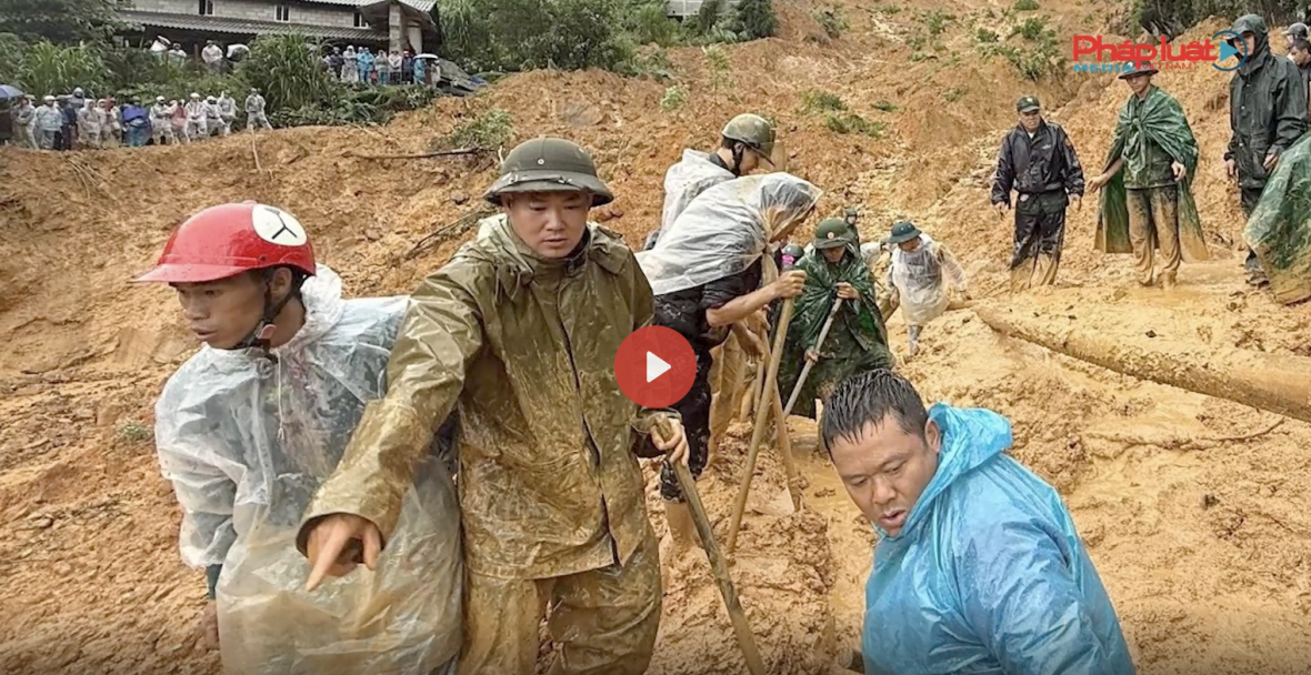 Tuyên Quang: Sạt lở đất vùi lấp một gia đình khiến 4 người mất tích