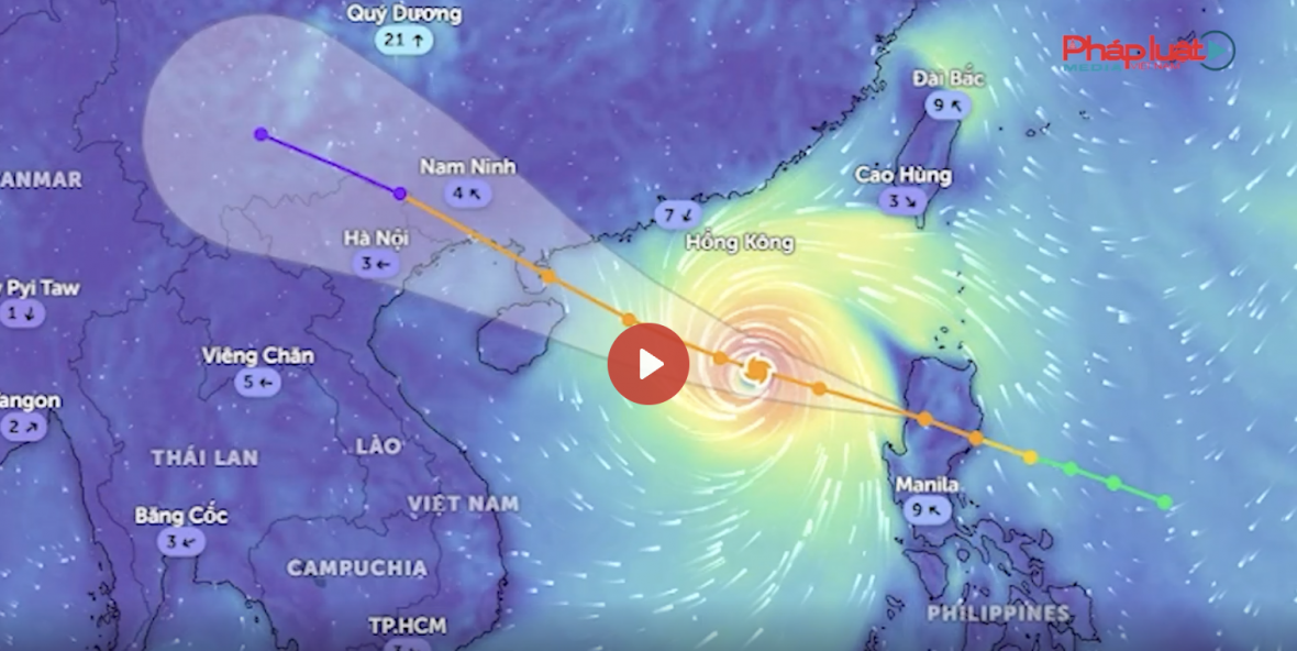 Bão Matmo đã vào Biển Đông, dự báo hai kịch bản ảnh hưởng đến đất liền