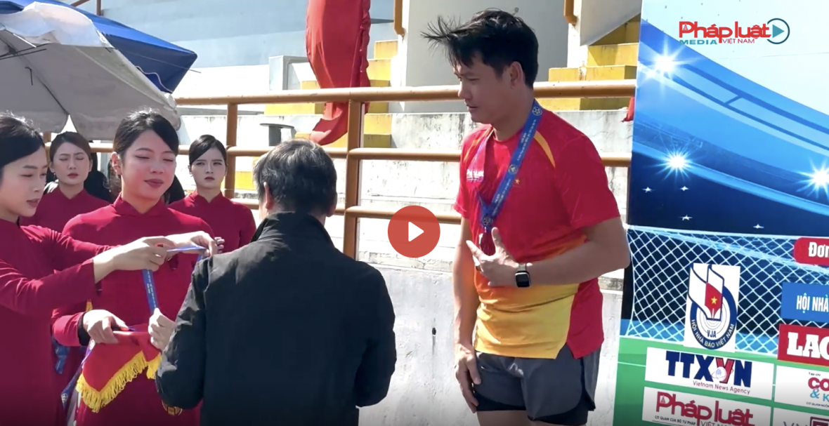 Báo Pháp luật Việt Nam giành Huy chương bạc tại Hội khỏe Hội Nhà báo Thành phố Hà Nội lần thứ 30