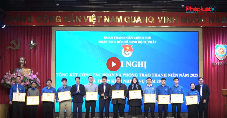 Đoàn Thanh niên Bộ Tư pháp tổng kết công tác năm 2025, triển khai nhiệm vụ năm 2026