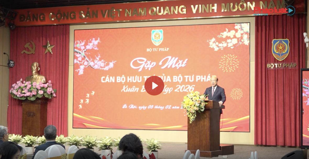 Bộ Tư pháp gặp mặt, tri ân các thế hệ cán bộ hưu trí nhân dịp Xuân Bính Ngọ 2026