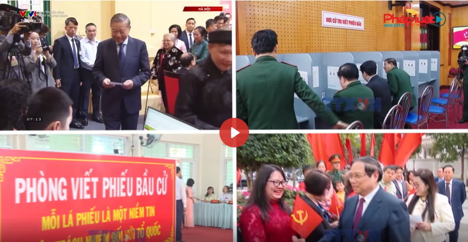 Cử tri cả nước phấn khởi tham gia bầu cử, gửi gắm niềm tin vào những đại biểu xứng đáng